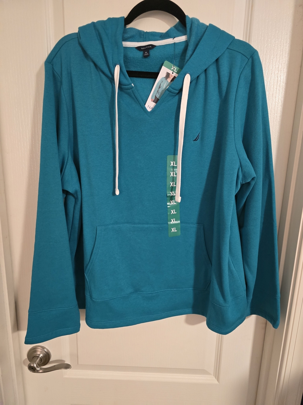 Women's Teal Hooded Sweater